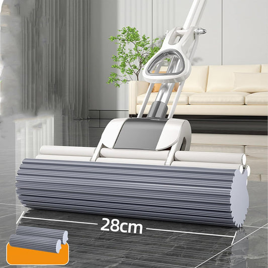 الممسحة السحرية 2 في 1 لتنظيف وتجفيف بدون ارضية عناء (الممسحة السحرية)